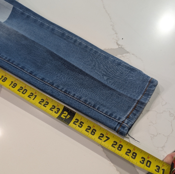Fashion Nova Ankle High Wasisted Jeans Size 11 Like New - Picture 7 of 7